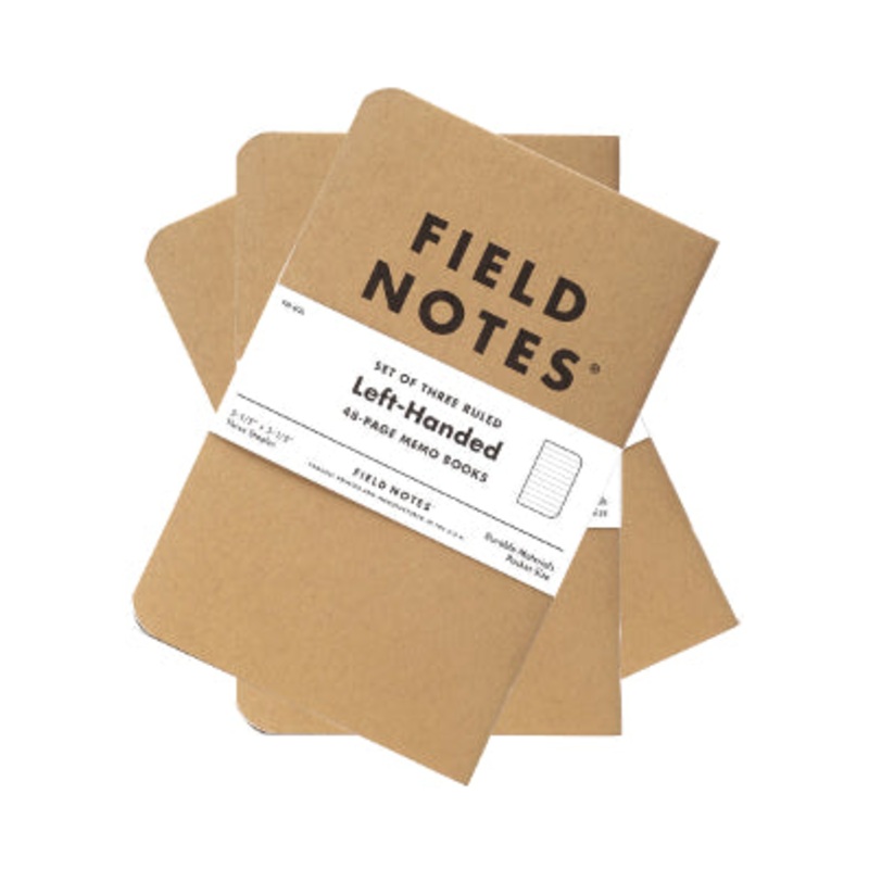 Field Notes Original Left Handed Ruled Notebooks (Set 3)