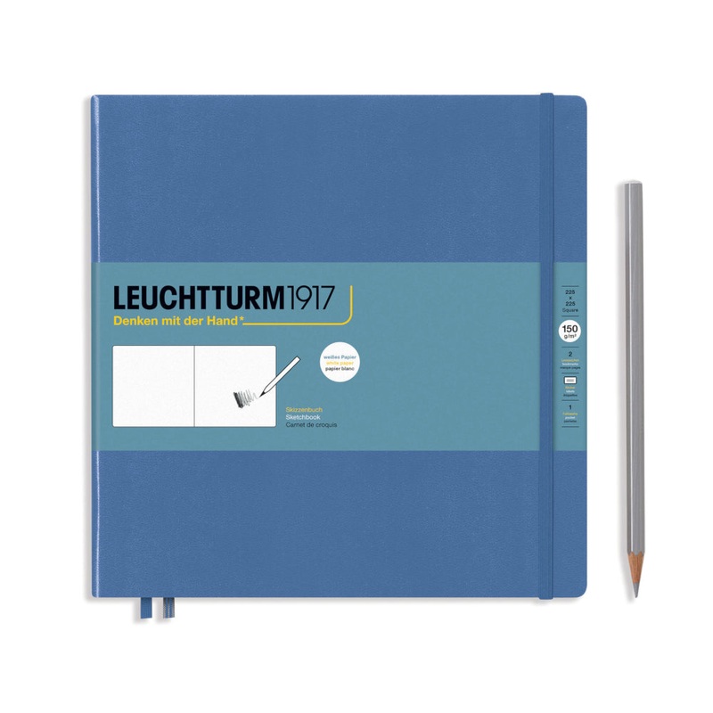 Leuchtturm1917 Square Sketchbook – Denim