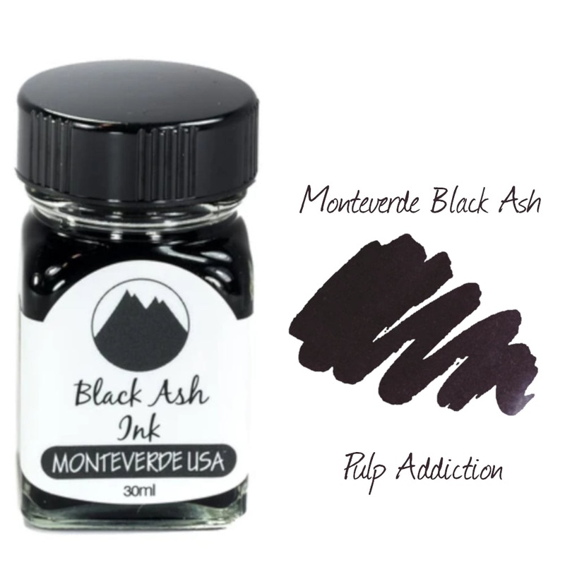 Monteverde Black Ash – 30ml Ink Bottle