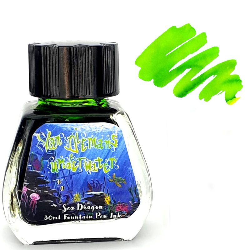 Van Dieman’s Fountain Pen Ink – (Underwater) Sea Dragon