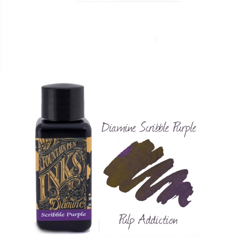Diamine Fountain Pen Ink – Scribble Purple 30ml Bottle