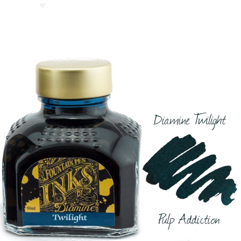 Diamine Fountain Pen Ink – Twilight 80ml Bottle