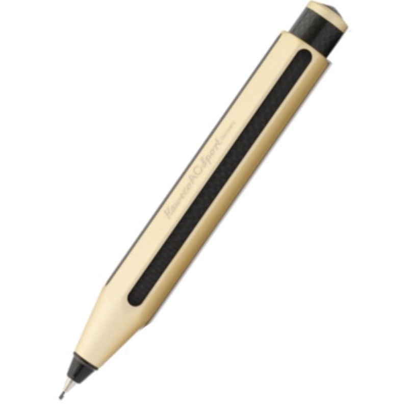 Kaweco AC Sport Carbon 0.7mm Mechanical Pencil – Champagne