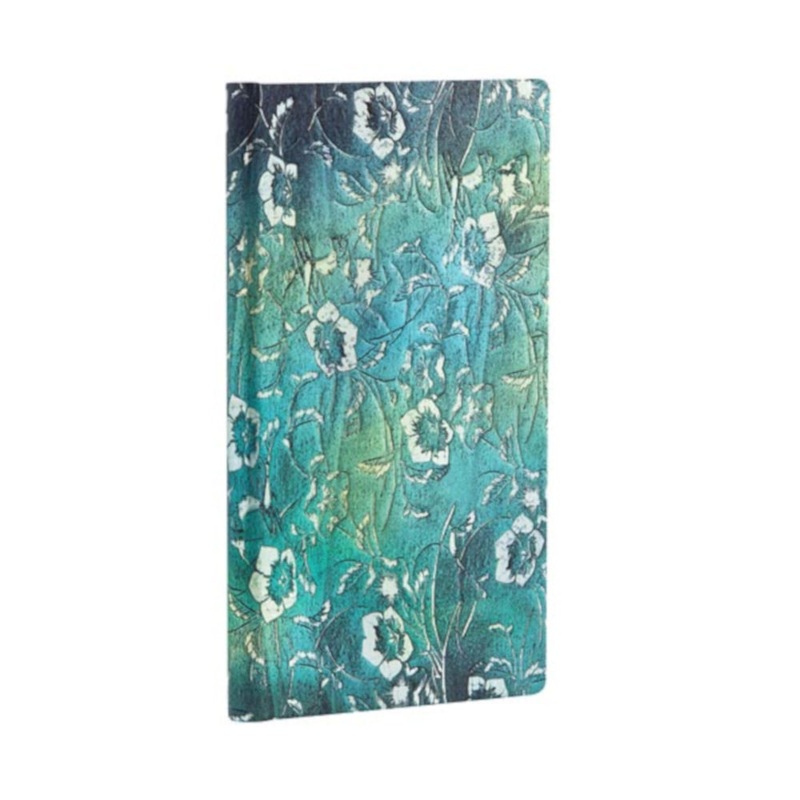 Paperblanks Katagami Florals Kuro Slimline Journal – Lined