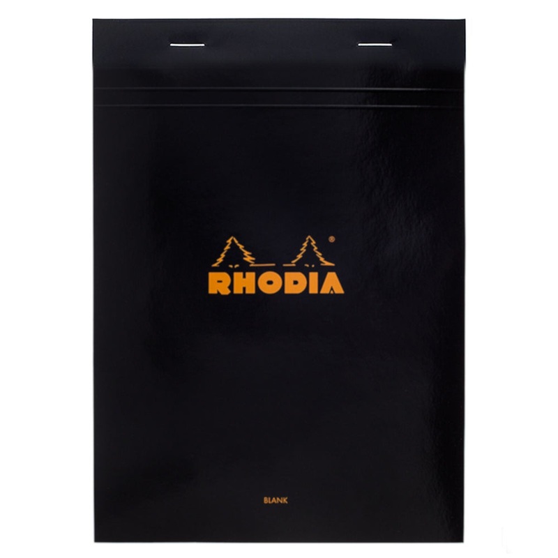 Rhodia No. 16 Notepad – Black, Blank