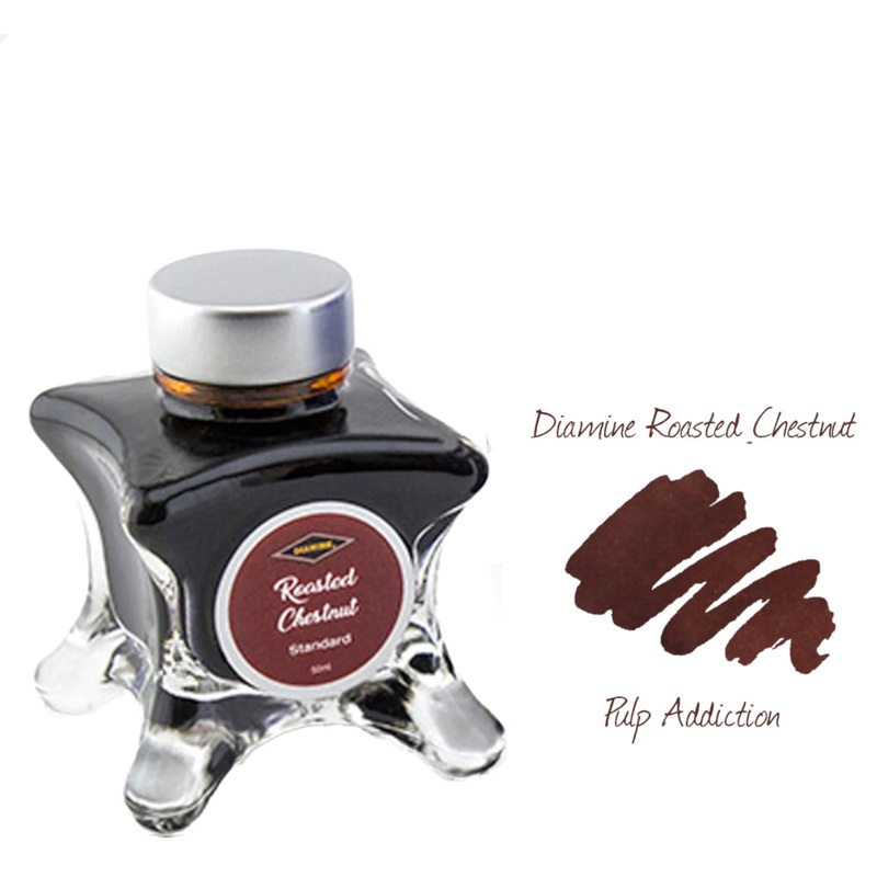 Diamine Blue Edition Fountain Pen Ink – Roasted Chestnut