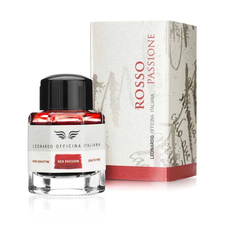 Leonardo Officina Italiana Fountain Pen Ink – Rosso Red Passion 40ml