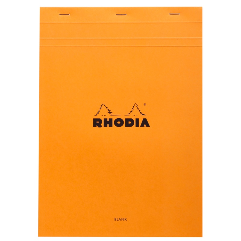 Rhodia No. 18 (A4) Notepad – Orange, Blank