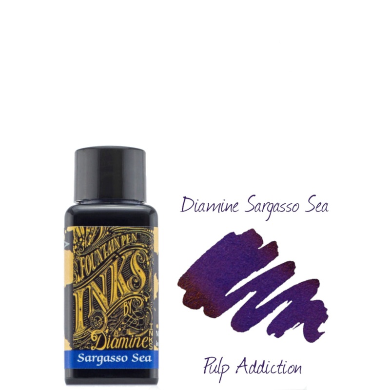 Diamine Fountain Pen Ink – Sargasso Sea 30ml Bottle