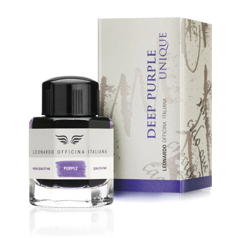 Leonardo Officina Italiana Fountain Pen Ink – Deep Purple 40ml