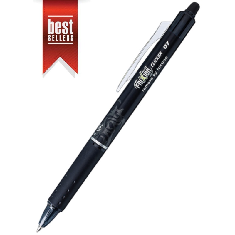 Pilot FriXion Clicker Ballpoint Pen – 0.7mm Black