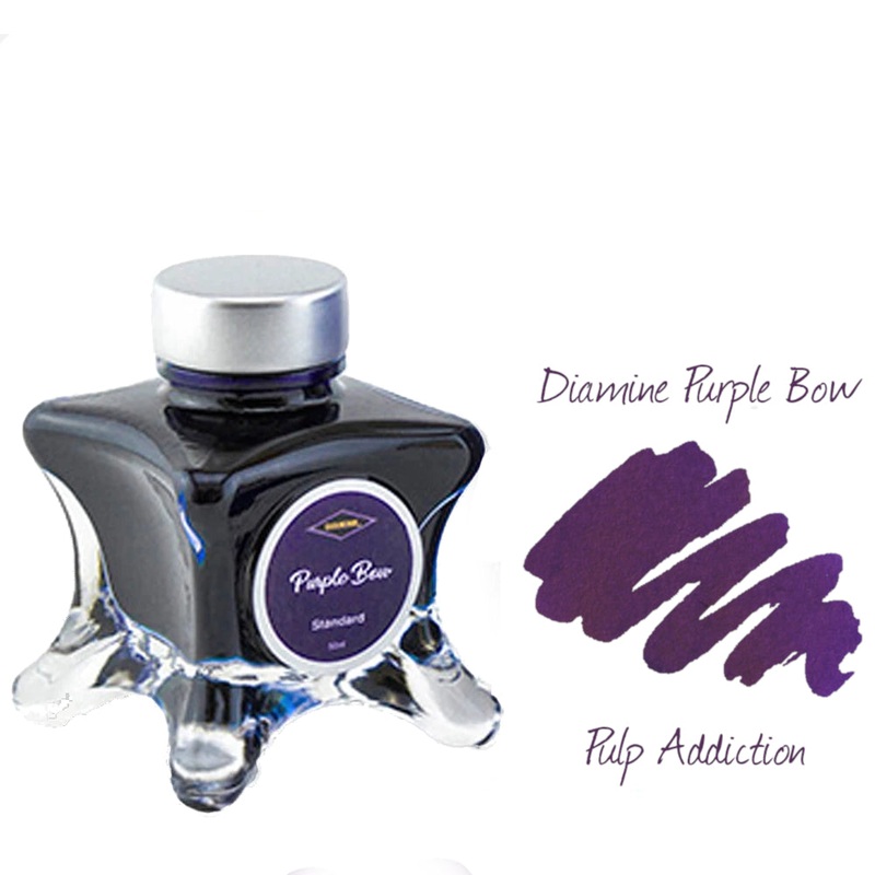 Diamine Blue Edition Fountain Pen Ink – Purple Bow