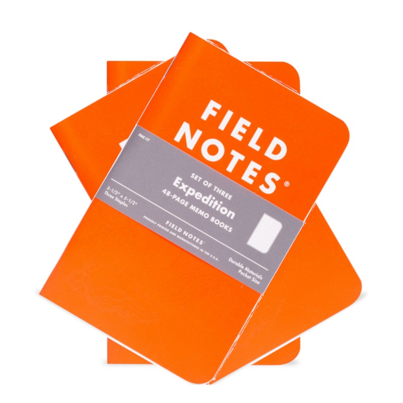 Field Notes Expedition Waterproof Dot Notebooks (Set 3)
