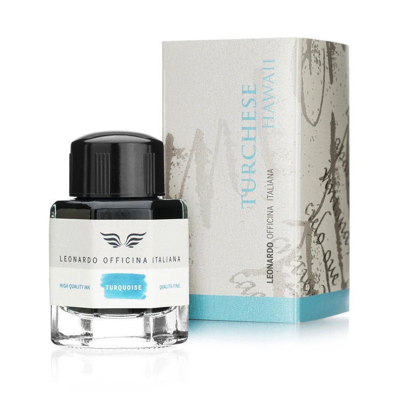 Leonardo Officina Italiana Fountain Pen Ink – Turchese Turquoise 40ml