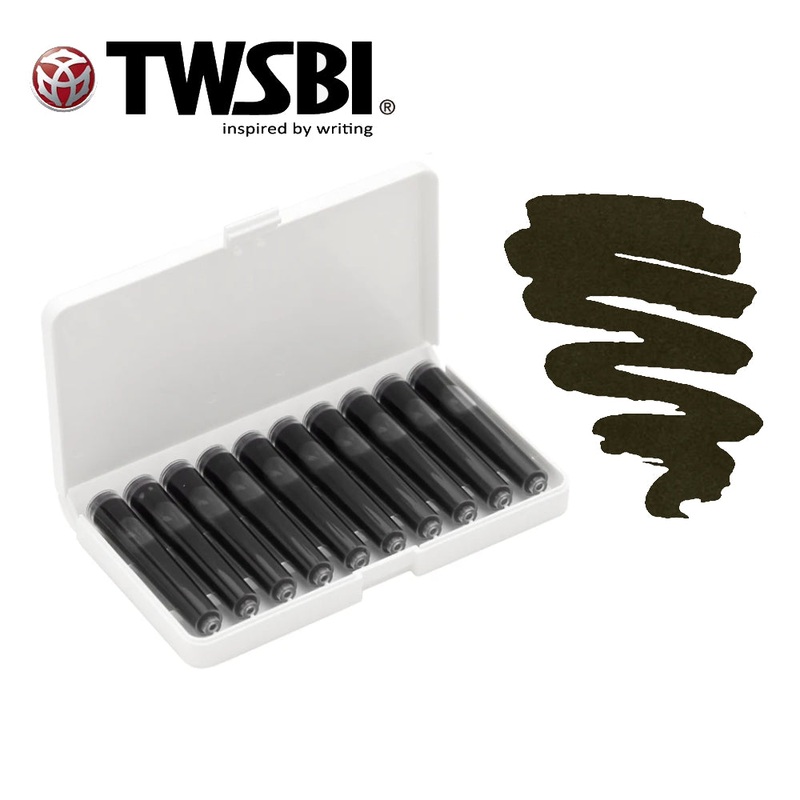 TWSBI Fountain Pen Ink Cartridges – Black 10pc