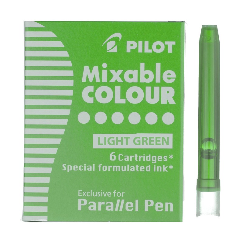 Pilot Parallel Pen Mixable Ink Cartridges – Light Green