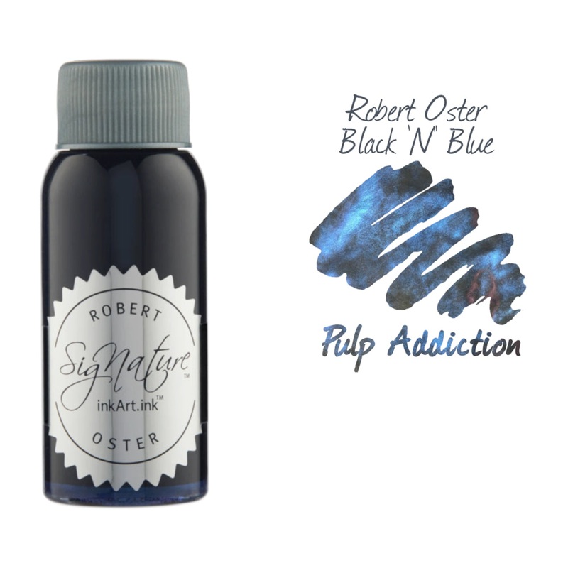 Robert Oster Shake ‘N’ Shimmy Ink – Black ‘N’ Blue 50ml