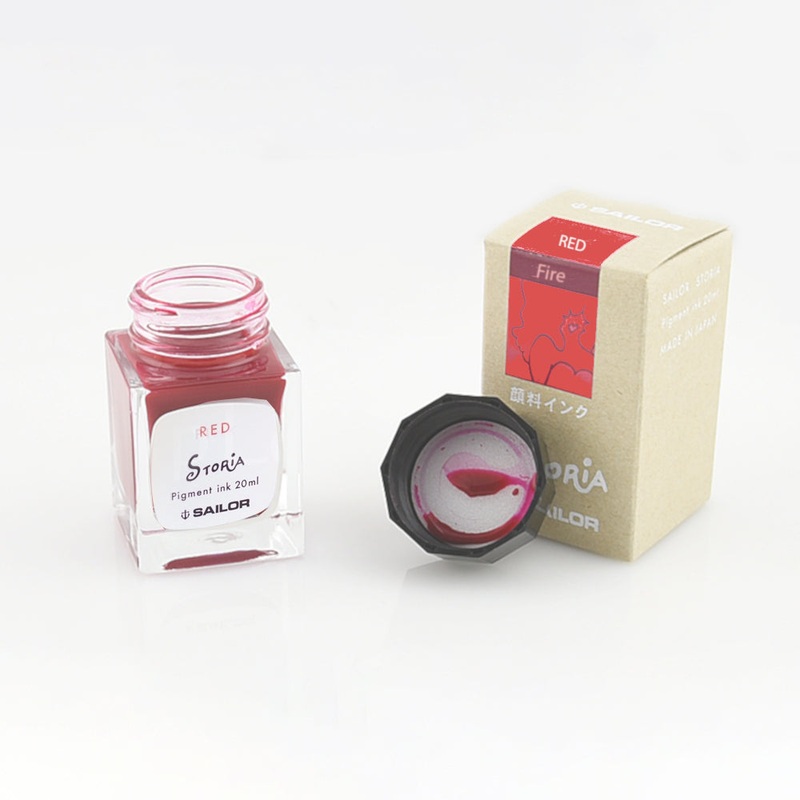 Sailor Storia Pigment Ink – Red Fire