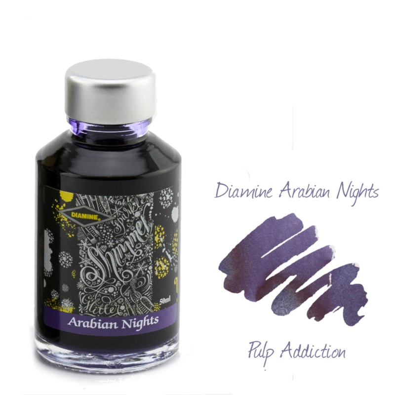 Diamine Shimmer Fountain Pen Ink – Arabian Nights 50ml Bottle