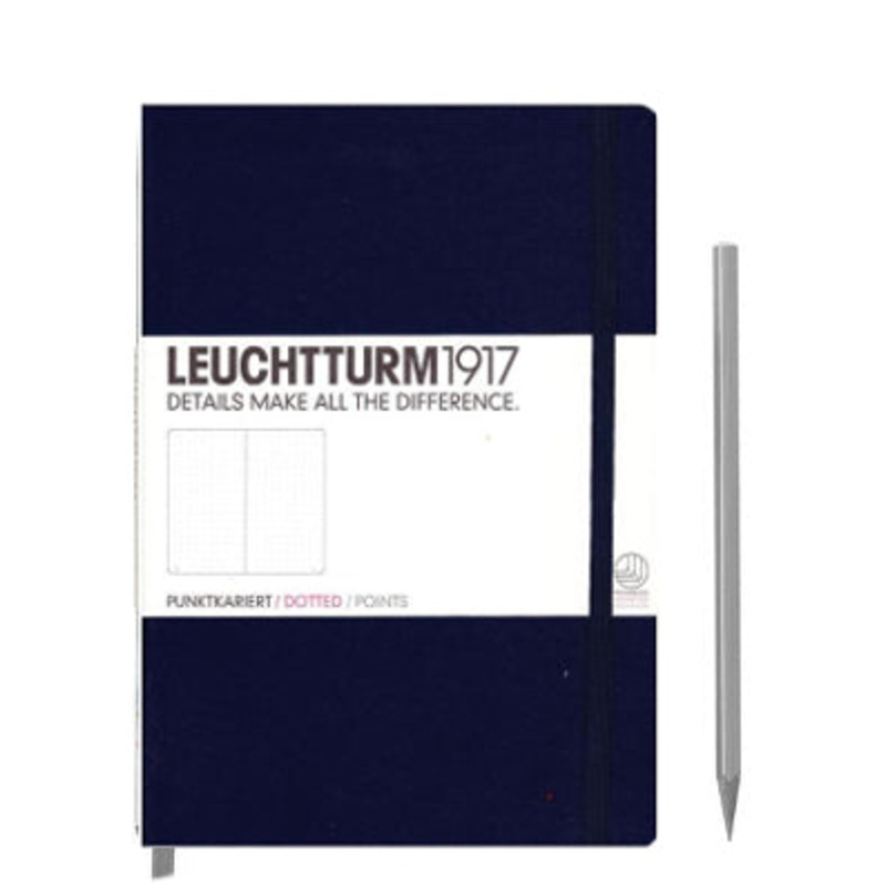 Leuchtturm1917 Notebook Medium (A5), Dotted – Navy
