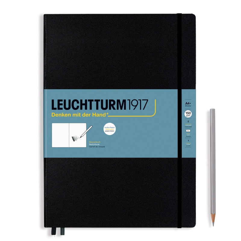 Leuchtturm1917 Sketchbook Master (A4+) – Black