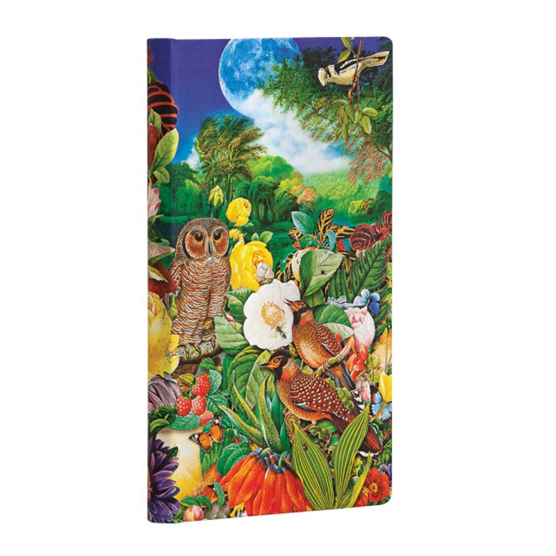 Paperblanks Nature Montages Moon Garden Slimline Journal – Lined