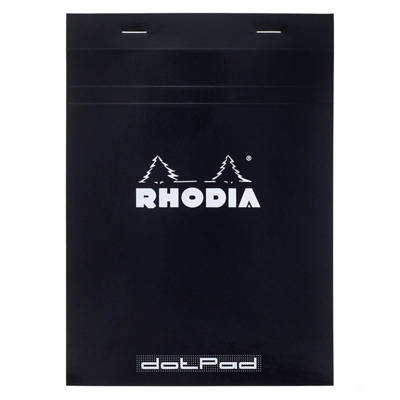 Rhodia No. 16 Notepad – Black, Dotted