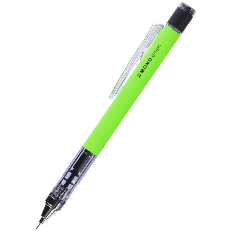 Tombow Mono Graph Shaker Mechanical Pencil – Neon Green 0.5mm