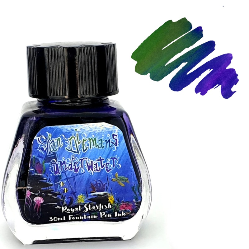 Van Dieman’s Fountain Pen Ink – (Underwater) Royal Starfish