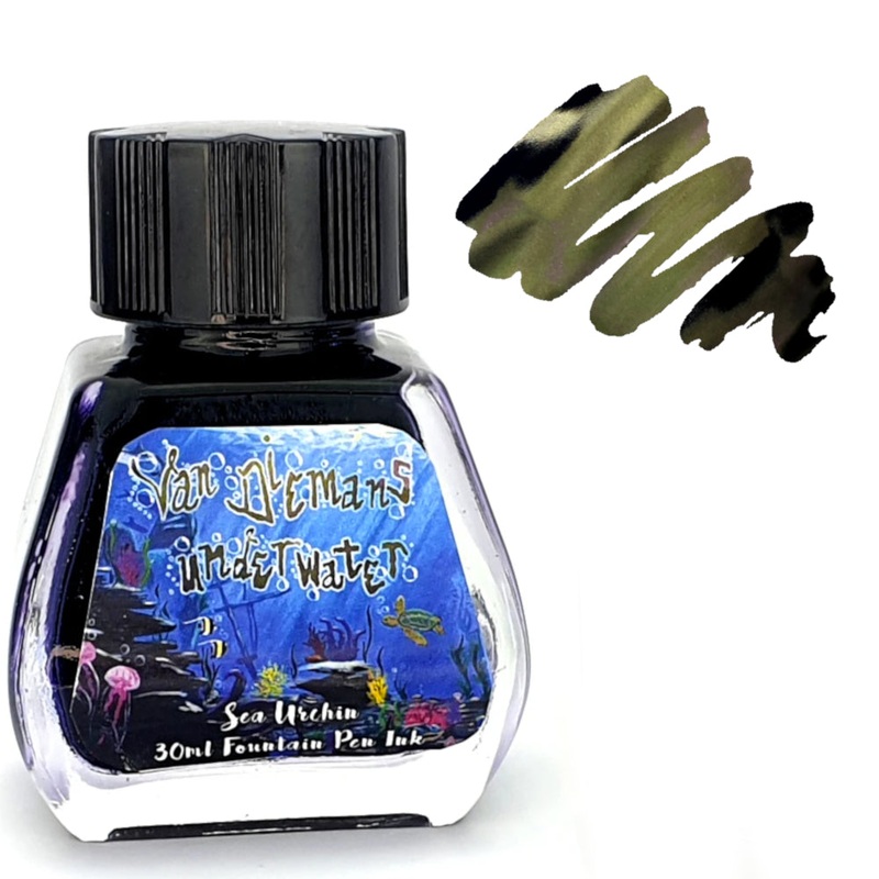 Van Dieman’s Fountain Pen Ink – (Underwater) Sea Urchin