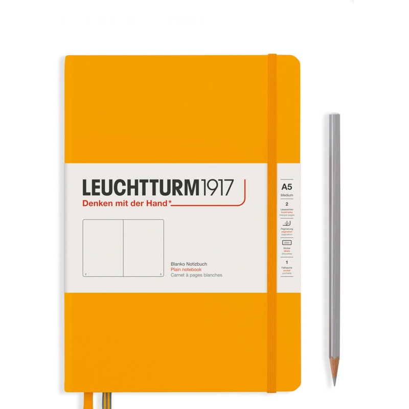 Leuchtturm1917 Notebook Medium (A5), Blank – Rising Sun