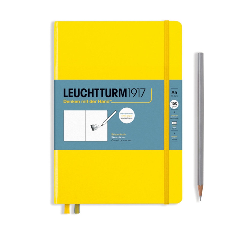 Leuchtturm1917 Sketchbook Medium (A5) – Lemon