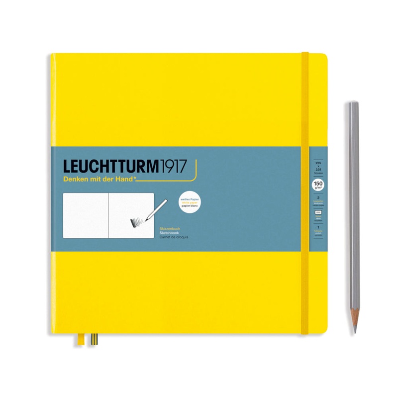 Leuchtturm1917 Square Sketchbook – Lemon