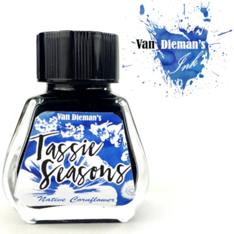 Van Dieman’s Fountain Pen Ink – Tassie Seasons (Spring) Native Cornflower