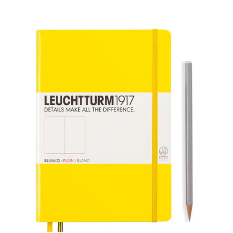 Leuchtturm1917 Notebook Medium (A5), Plain – Lemon