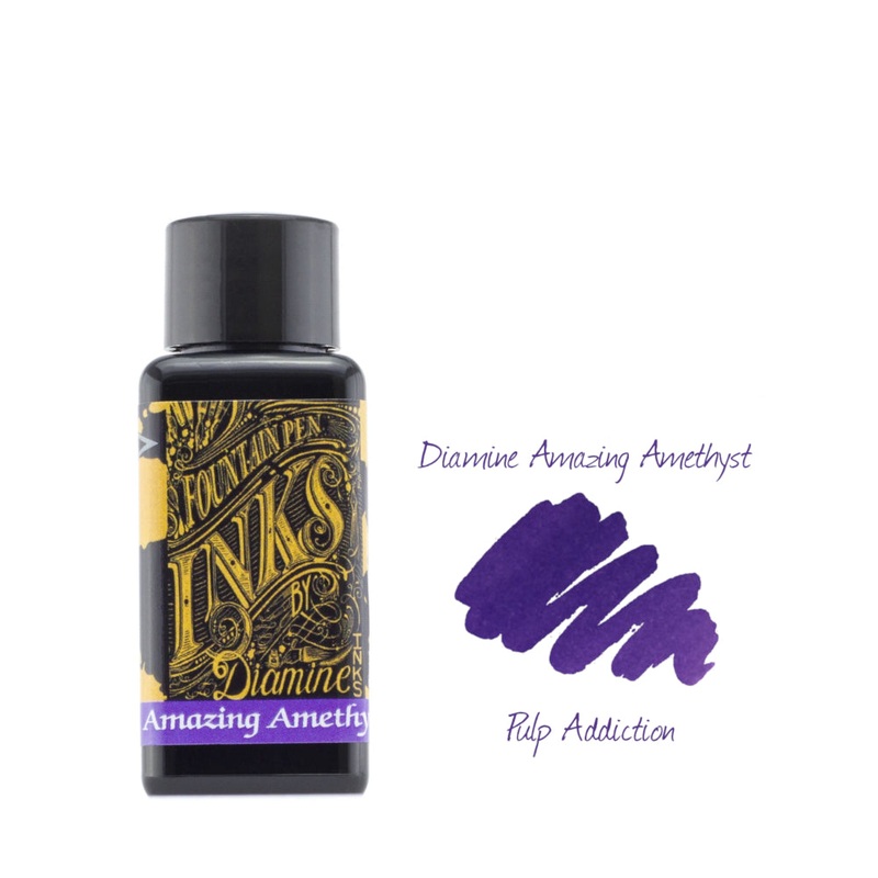 Diamine Fountain Pen Ink – Amazing Amethyst 30ml Bottle