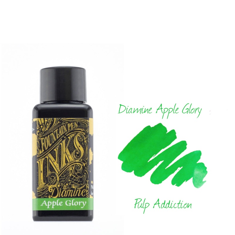 Diamine Fountain Pen Ink – Apple Glory 30ml Bottle