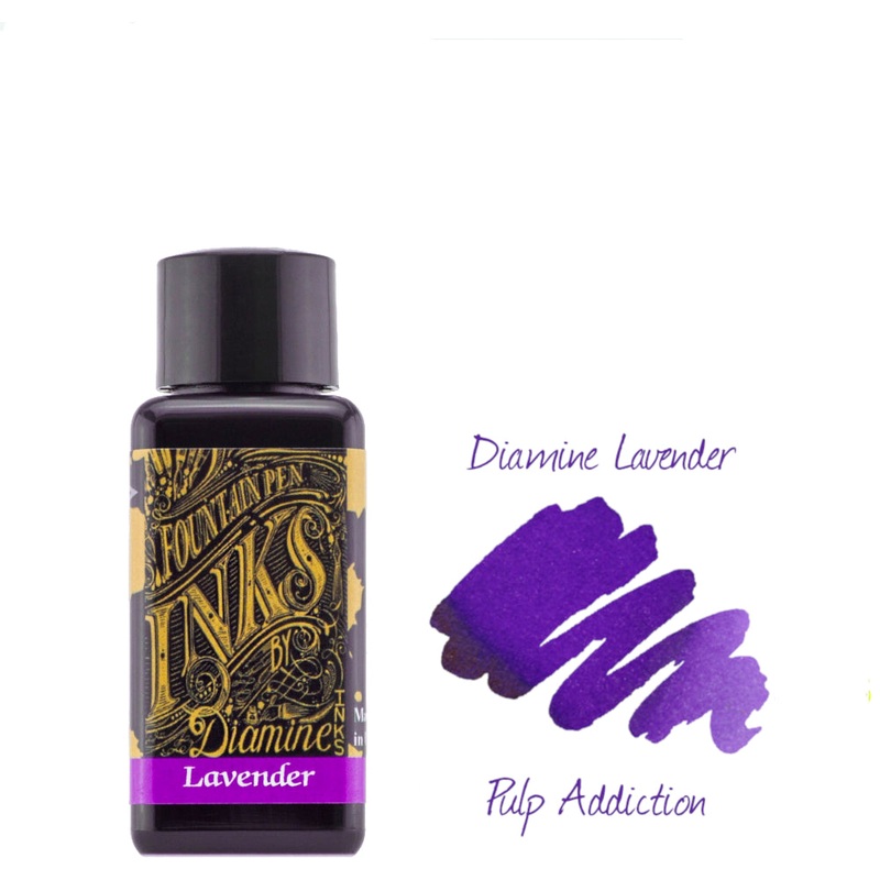 Diamine Fountain Pen Ink – Lavender 30ml Bottle