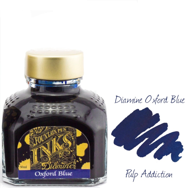Diamine Fountain Pen Ink – Oxford Blue 80ml Bottle