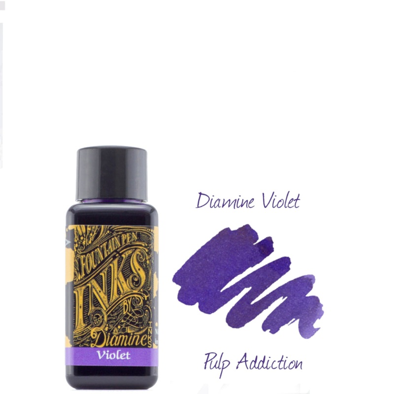 Diamine Fountain Pen Ink – Violet 30ml Bottle