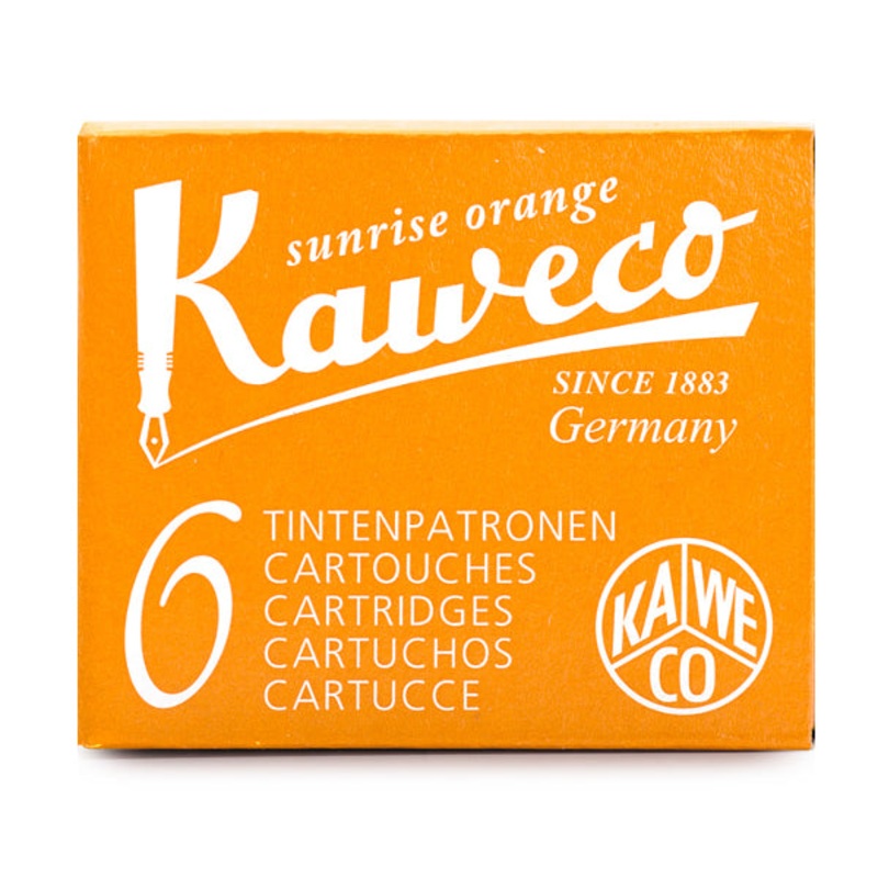 Kaweco Ink Cartridges – Sunrise Orange