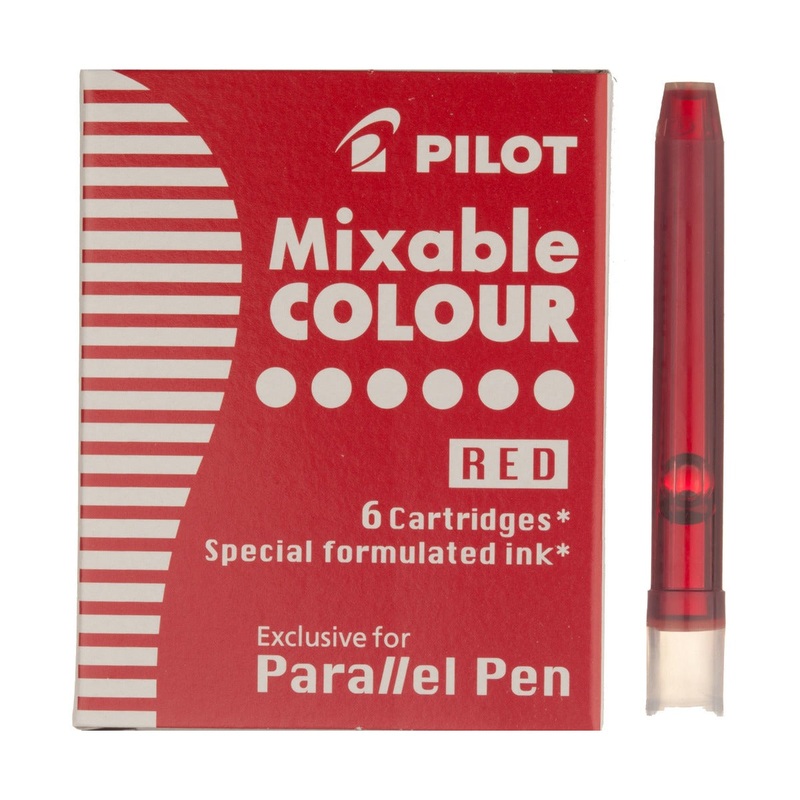 Pilot Parallel Pen Mixable Ink Cartridges – Red