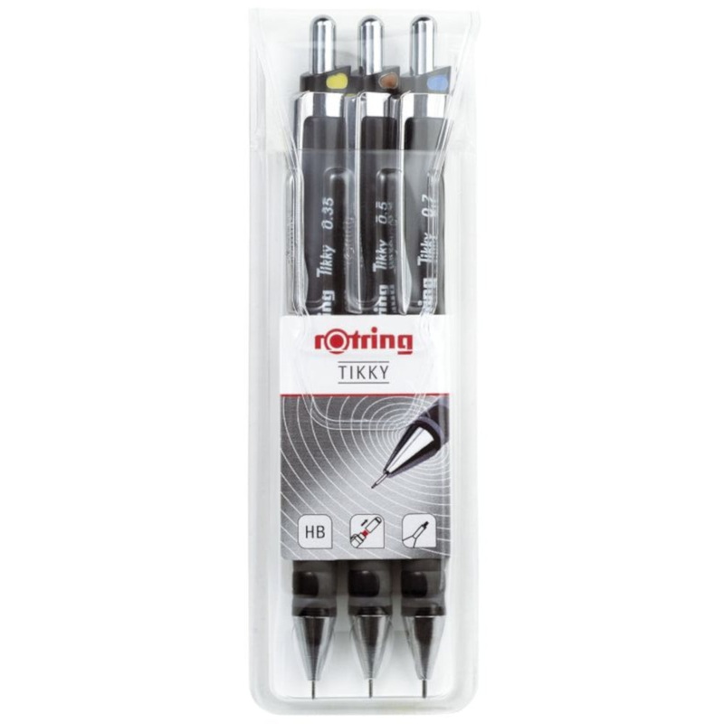 rOtring Tikky Mechanical Pencil,  3-Piece Set