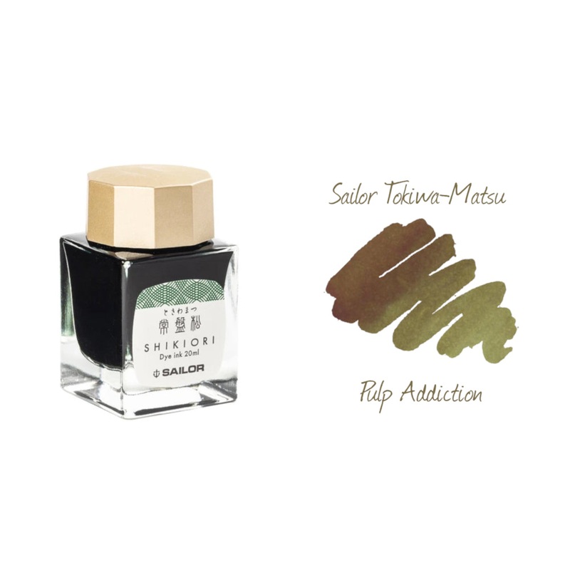 Sailor Shikiori Bottled Ink – Tokiwa-Matsu