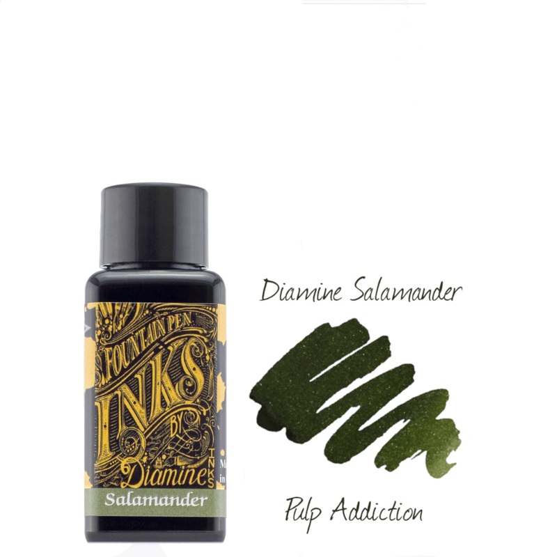 Diamine Fountain Pen Ink – Salamander 30ml Bottle