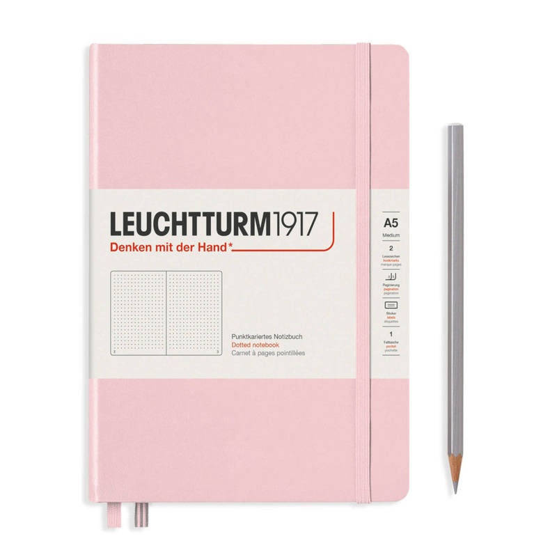 Leuchtturm1917 Notebook Medium (A5), Dotted – Powder