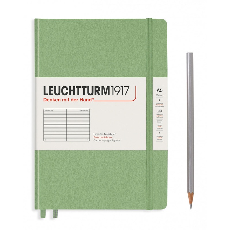Leuchtturm1917 Notebook Medium (A5), Ruled – Sage