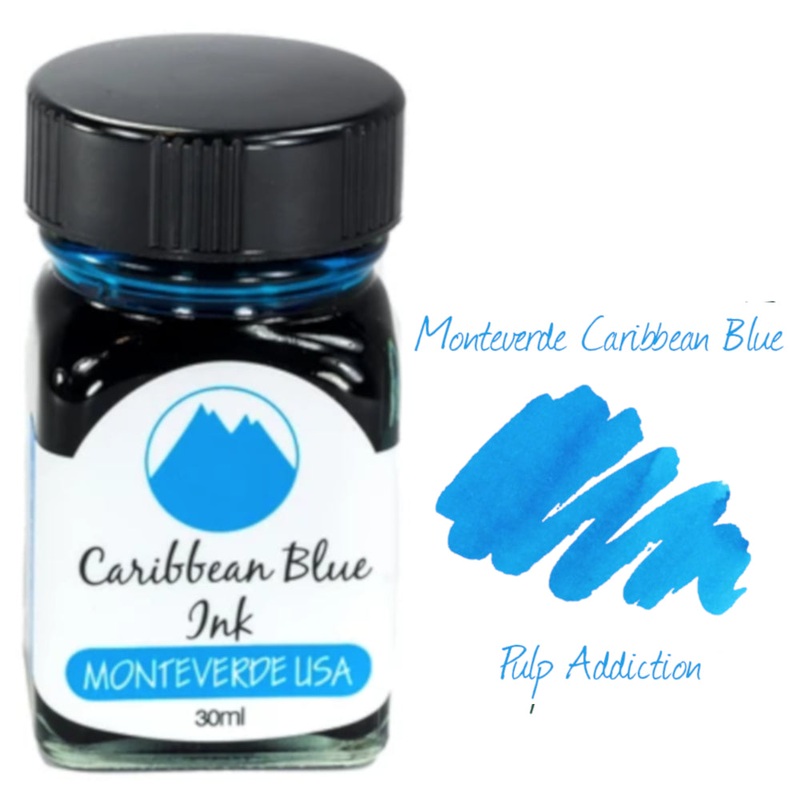Monteverde Caribbean Blue – 30ml Ink Bottle