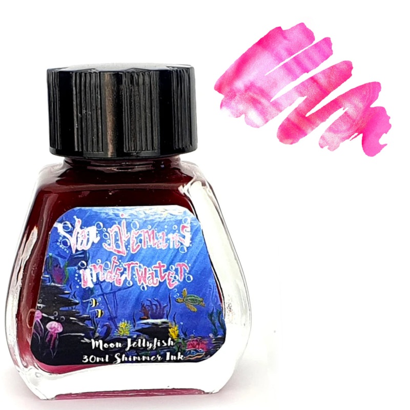Van Dieman’s Fountain Pen Ink – (Underwater) Moon Jellyfish
