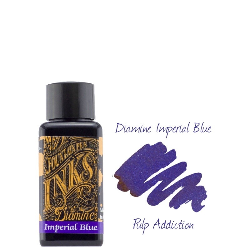 Diamine Fountain Pen Ink – Imperial Blue 30ml Bottle